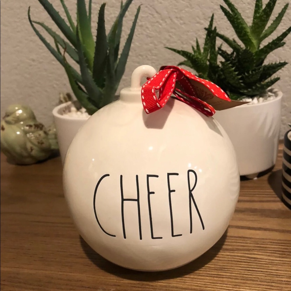 Rae Dunn CHEER ornament decor